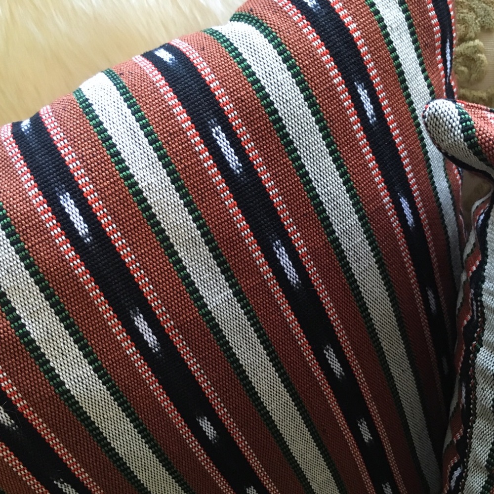 Handmade Pillows with Guatemalan Fabric